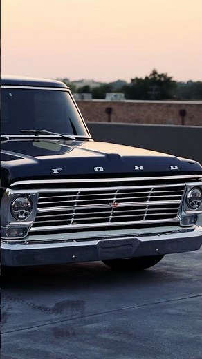 Newly Improved 1970 Ford F-100 - Built By Velocity #f100 #ford #v8swap