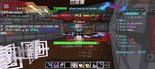 IP y Puerto del Servidor BoxPvP de Minecraft