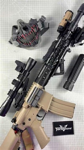 Turn M4 into an SPR with less than $100 #airsoft #toys #toyguns #gelblaster