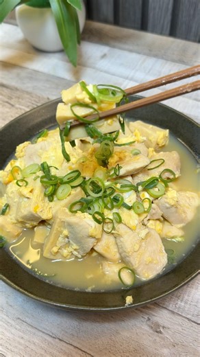 高野豆腐×卵の「とろとろ親子煮」