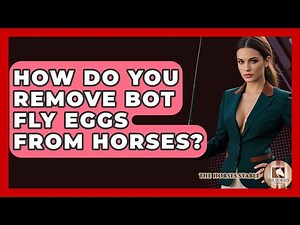 How Do You Remove Bot Fly Eggs From Horses? - The Horses Stable