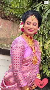 Bridal makeup for this Beautiful Assamese Bride 👰‍♀️♥️ | Makeup Artist Nandita - Guwahati