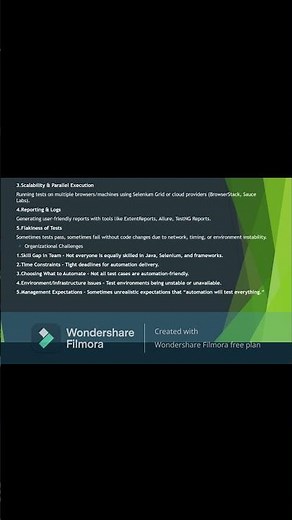 Top Challenges in Selenium Automation | Interview Q&A #shorts