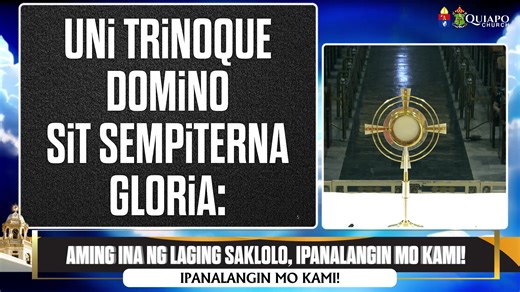 #QuiapoChurch Official 6PM LIVE MASS 22 APRIL 2026 • WEDNESDAY of the 3rd Week of Easter MIYERKULES sa IKA-3 Linggo ng Pasko ng Pagkabuhay Tagapagdiwang: Rev. Fr. Marion Brian Maquiraya QUIAPO CHURCH MOBILE APP For Android: https://bit.ly/3nXUz4Q For IOS: https://apple.co/3k9nfFH #MinorBasilicaAndNationalShrineOfJesusNazareno #JesusNazareno #Nazareno2026 #SaintJohnTheBaptist #SanJuanBautista #NuestraSeñoraDeLaBuenaHora #OurLadyOfTheGoodHour #AveMaria #BlessedVirginMary #BlessedMother #Catholic #