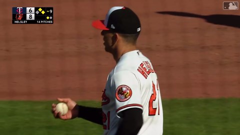 Ryan Helsley K's Josh Bell after ABS Challenge