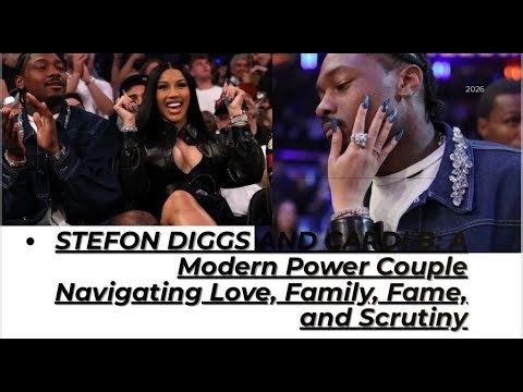 STEFON DIGGS AND CARDI B: A Modern Power Couple Navigating Love, Family, Fame, and Scrutiny