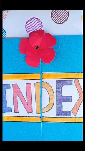 index design for project/index page decoration/index design #index#shorts