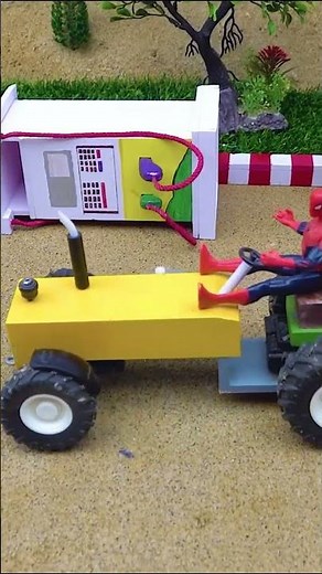 DIY Mini Bridge Science Project | Build a Concrete Mixer Truck, Bridge Construction Vehicle 7