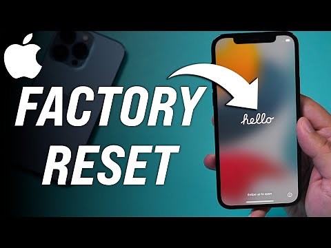 How to Reset iPhone To Factory Default