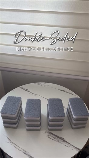 Effective Double-Sided Dishwashing Sponge for Everyday Use
