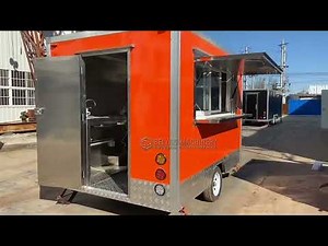 Food trailers fully equipped/mobile kitchen food trailer/food trailer Belyoo brand