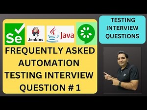 Automation Testing Interview Questions and Answers | RD Automation Learning