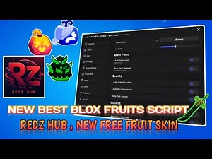 🔥 Blox Fruits Redz Hub Script Showcase | New FREE Fruit Skin + Celebration Event Script 2025