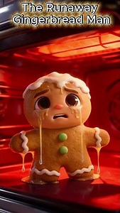 SAVE ME! 😭 This Gingerbread Man is crying in the oven...The Runaway Gingerbread Man