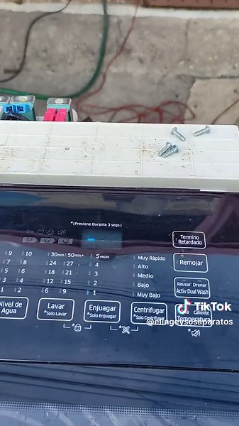 Entrar al modo de pruebas de lavadoras Samsung