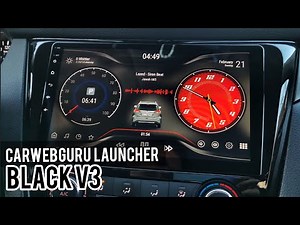 Carwebguru Launcher Black V3 Theme | How to customize