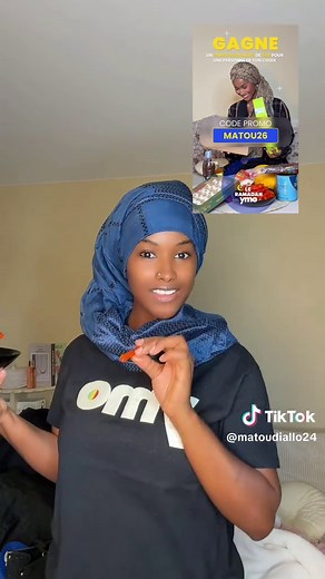 MATOU26 mon code promo pour gagner un 🧺 sounnakati pour un de vos proche, @YMO 🇬🇳✅
