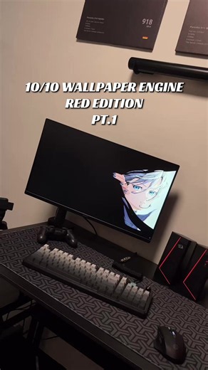 10/10 Wallpaper Engine Red edition Pt.1 #wallpaperengine #wallpaper #pcwallpaper #desktopwallpaper #coolwallpapers