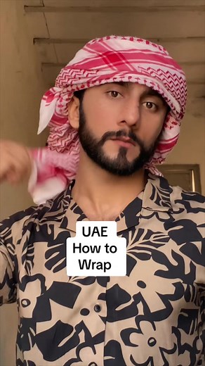 How to Tie a Shemagh Head Scarf - Arabic Style