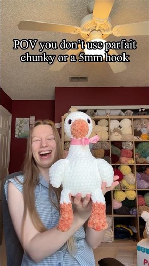 Love crochetbygennaew pattern!! So happy I could be a tester ♥️ #crochet #goose #amigurumi