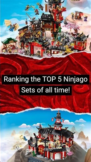 The GREATEST LEGO Ninjago Sets Ever Made! 🏆 (Ranking the Top 5 Sets of All Time)