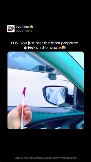 POV: You Just Met the Most Prepared Driver 😳🚗