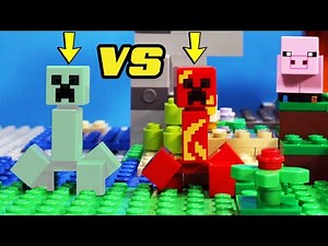 A RED Minecraft Creeper? What does it do? Lets test it!