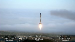 30K views · 386 reactions | A SpaceX Falcon 9 rocket is lifted...