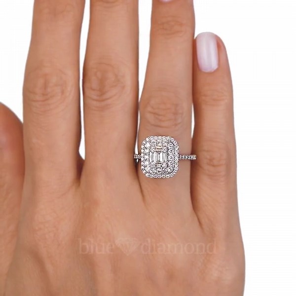 1.00-Carat Baguette Diamond Ring