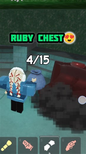 Day 6 and ruby chest😅 #roblox #99nightintheforest #99ночейвлесу