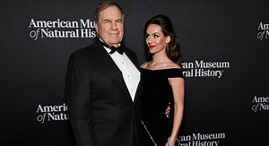 Bill Belichick's 24-year-old girlfriend sets Miss USA event on fire in red hot dress