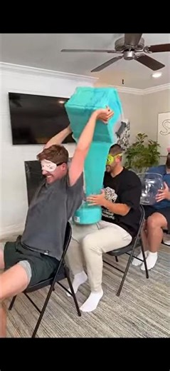 Blindfolded Blue Slime Challenge (MrBeast-Style Chaos Game!)