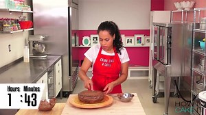 This Giant Cupcake was a mint chocolate explosion! --> http://bit.ly/YOsGiantCupcake