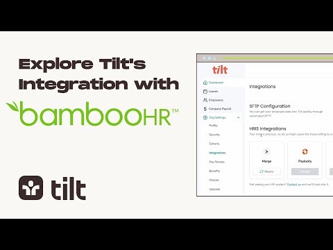 DEMO | BambooHR x Tilt