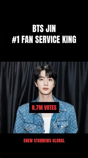 BTS Jin is The Ultimate Fan Service King