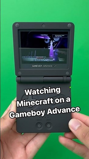 Minecraft on a Gameboy Advance!