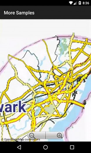 "Open Map" demo application for osmdroid - Maps Forge Adapter