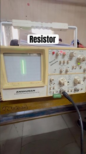 Characteristics of Resistor using CRO #shorts #experiment