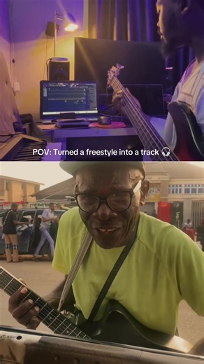 Someone sent me this man’s freestyle and I played around with it. Had maximum fun creating this 🕺🕺🕺💃💃💃#producer #freestyle #musicproduction #bassplayer #music