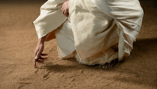What Did Jesus Write In The Sand - The Finger Of God