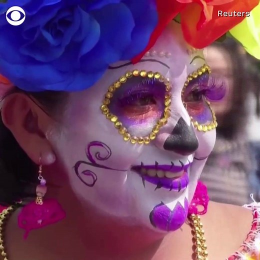 DAY OF THE DEAD: Mexico City celebrated Día de los Muertos this weekend — a holiday to honor loved ones who have died. The three-day event was filled with parades, sugar skulls, ofrendas and pan de muerto. | CBS News