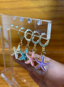 4 Starfish Stitch Markers - Etsy UK