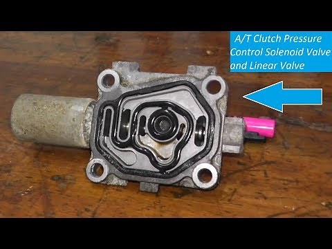 Clutch Pressure Control Solenoid Valve Testing and Replacement P0746 P0747 P0776 P0777 P0962 P0963