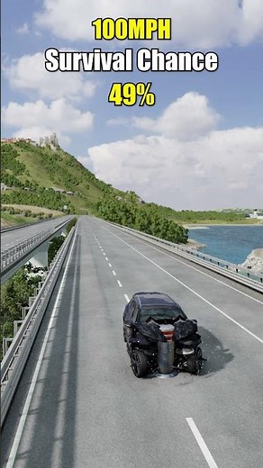 Crash Test Simulation Audi Q5 at Different Speeds | SUV Impact Test