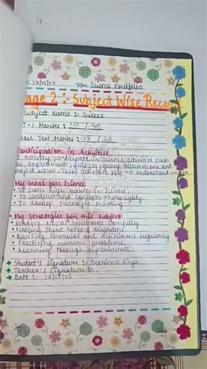 portfolio file||class 10th||cbse💖🌸