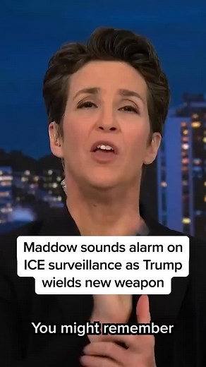 Rachel Maddow reflects on her warning from April about the Trump administration’s use of Americans’ data. “... we are learning about one very specific way the Trump administration is gaining new power and control over us that they have never had before. And it is this sudden and rapid escalation in the surveillance capabilities they are buying for ICE, including technology that could allow ICE to hack into people’s cell phones and see everything that person is doing without the phone’s owner eve