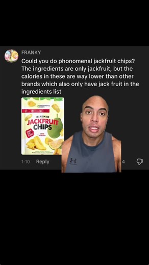 Jackfruit chips from phonomenal foods. Nutrition label and ingredient list breakdown .
