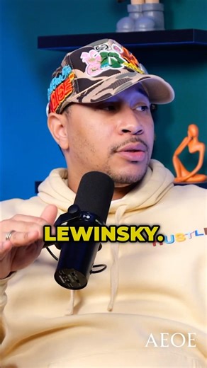 Reaction you make when you find out your co-host worked with MONICA LEWINSKY | AEOE Podcast ep. 14