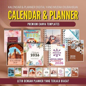 Canva Calendar & Planner Template Bundle (digital Download) - Etsy