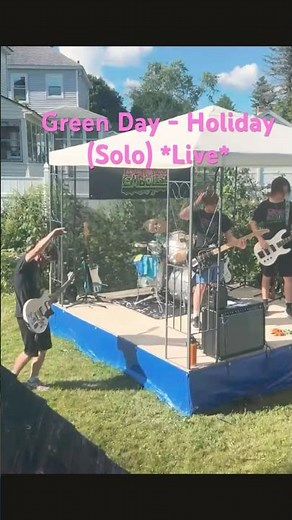 Green Day - Holiday (Solo) *Live*